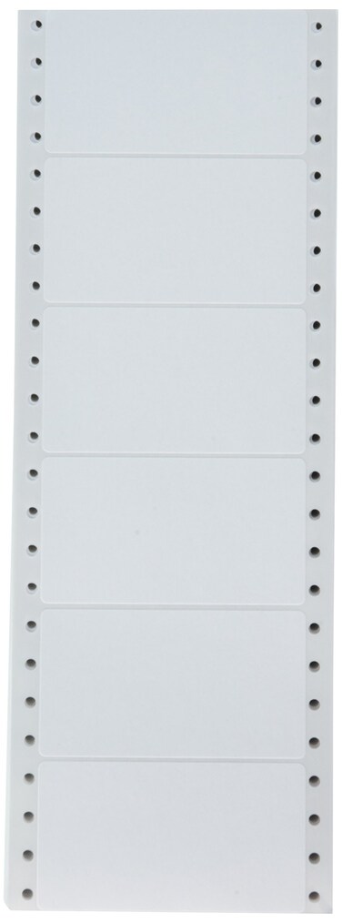 Compulabel Pinfeed Labels Fanfold Permanent Adhesive 3 12 x 1 1516 White 111352