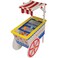 Constructive Playthings 32 12 H x 26 L x 12 14 W Woodn Ice Cream Cart with 4 Ice Cream Bars and 6 Ice Cream Scoops for Ages 3 Years and Up