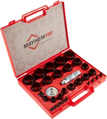 Mayhew Tools 66006 Hollow Punch 31Piece Set Black