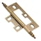 Hickory Hardware P8293AB Self Mortise Collection FlushFull Inset Hinges for Face Frame Cabinets  Free Swinging SelfClosing Hinge  Easy Installation  Antique Brass Finish Pack of 1 Pair