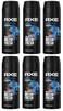 AXE Deodorant Body Spray Anarchy 150 Ml  507 Oz Pack of 6