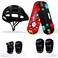 Jaspo Dragon Fire Junior Kids Fiber Skateboard Kit I Casterboard I Cruiser I 18X 6 Junior Board Kit 18 Inches For Upto 7 Years Age  Black