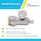 SharkBite 12 Push to Connect x 14 Inch 38 Inch OD Push to Connect Straight Stop Valve Quarter Turn PEX Pipe Copper CPVC PERT HDPE 233370000LF