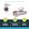 SharkBite 12 Push to Connect x 14 Inch 38 Inch OD Push to Connect Straight Stop Valve Quarter Turn PEX Pipe Copper CPVC PERT HDPE 233370000LF