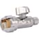 SharkBite 12 Push to Connect x 14 Inch 38 Inch OD Push to Connect Straight Stop Valve Quarter Turn PEX Pipe Copper CPVC PERT HDPE 233370000LF