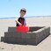 Flexible Flyer Snow Fort Building Kit Brick Form  Sand Castle Mold Block Beach  Winter Toy