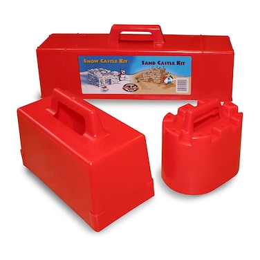 Flexible Flyer Snow Fort Building Kit Brick Form  Sand Castle Mold Block Beach  Winter Toy