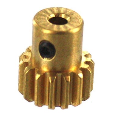 Redcat Racing BS701019G Motor Pinion Gear 15T with M3 Grub Screw