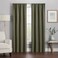Eclipse Kendall Modern Blackout Thermal Rod Pocket Window Curtain for Bedroom or Living Room 1 Panel 42 X 63 Artichoke