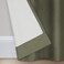 Eclipse Kendall Modern Blackout Thermal Rod Pocket Window Curtain for Bedroom or Living Room 1 Panel 42 X 63 Artichoke