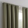 Eclipse Kendall Modern Blackout Thermal Rod Pocket Window Curtain for Bedroom or Living Room 1 Panel 42 X 63 Artichoke