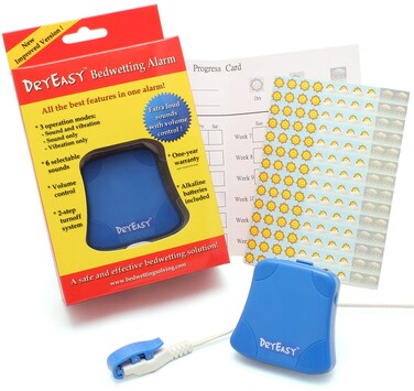 DRYEASY Bedwetting Alarm with Volume Control 6 Selectable Sounds and Vibration