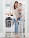 Regalo Easy Step 385Inch Wide Walk Thru Baby Gate Includes 6Inch Extension Kit Pressure Mount Kit Wall Cups