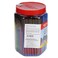 Nataraj GCM Ball Pen Jar RedWhite