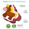 Little World Large Set of 25 Foam Fridge Magnets for Toddlers 13  Refrigerator Magnets for Kids  Baby Magnets for Refrigerator 1 Year Old  Farm Magnetic Animals  Animal Magnets for Toddlers 13