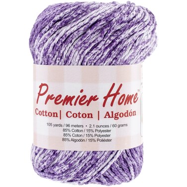 Premier Yarns Home Cotton Yarn  Multi Violet Splash