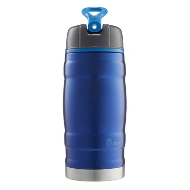 bubba Hero Sport Kids Insulated Stainless Steel Water Bottle with FlipUp Straw 12 oz Blue
