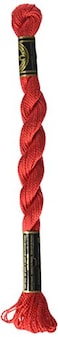 DMC 115 5666 Pearl Cotton Thread Bright Red Size 5