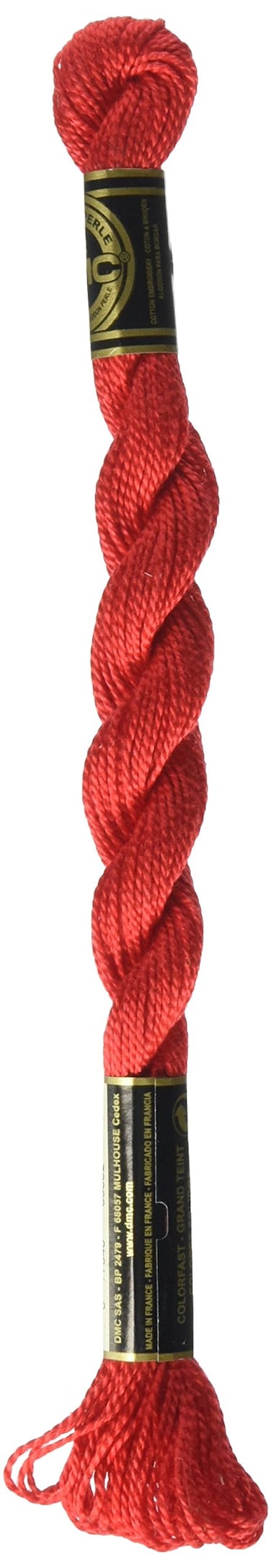DMC 115 5666 Pearl Cotton Thread Bright Red Size 5