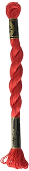 DMC 115 5666 Pearl Cotton Thread Bright Red Size 5
