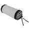 Bacati  Dotspin Stripes BlackWhite Neck Roll