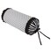 Bacati  Dotspin Stripes BlackWhite Neck Roll