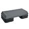 The Step Made in USA Original Aerobic Platform  Circuit Size Grey Aerobic Platform and Original Black Risers