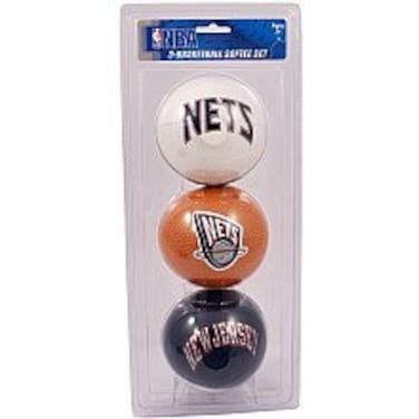 NBA New Jersey Nets Kids Softee Basketball Set of 3 Small Black