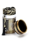 Muslim Prayer Rug and Prayer Beads with Elegant Design Cylinder Gift Box  Janamaz  Sajadah  Soft Islamic Gifts Set  Carpet Mat Taffeta Fabric Black