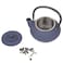 Creative Home Kyusu Cast Iron Tea Pot 10 oz Blue