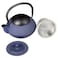 Creative Home Kyusu Cast Iron Tea Pot 10 oz Blue