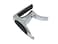 Monoprice Guitar Capo  Silver With Aluminum Body  Rubber Accents TriggerStyle Standard Length Hight Quality  Light Weight  Stage Right Series