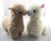 MEKBOK 2pcs Cute Alpaca Plush Toy Camel Cream Llama Stuffed Animal Kids Doll 9inch23cm Height