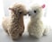 MEKBOK 2pcs Cute Alpaca Plush Toy Camel Cream Llama Stuffed Animal Kids Doll 9inch23cm Height