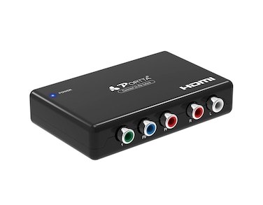 HDMI to Component Converter PORTTA HDMI to YPbPr Adapter  RL Audio Extractor HDMI to 5 RCA RGB Video Converter Support 1080P 60Hz for PS3 PS4 DVD Wii Xbox TV Projector