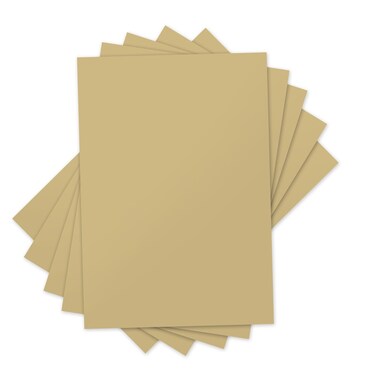 Sizzix 5 Inksheets Transfer Film Sheets 4 by 6 Gold