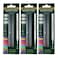 Monteverde Medium Rollerball Refill For Most Rollerball Pens 6Pack Black G233BK