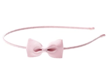 Anna Belen GirlsLana Small Grosgrain Bow Headband OS Light Pink