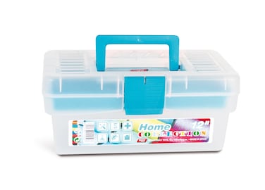Tayg inch Tool Box Home 12 290 x 170 x 127 MM BlueClear 110597 transparent