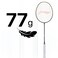 LiNing Wind Lite 700 II Carbon Graphite Badminton Strung Racket with Full Racket Cover Dark GreyLime