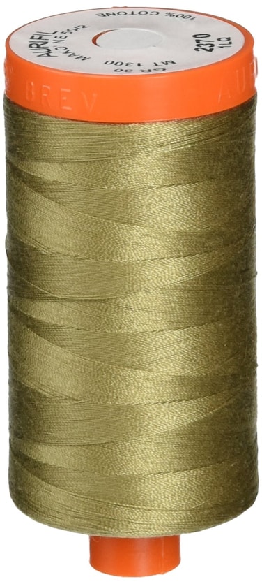 Aurifil A10502370 Mako Cotton Thread Solid 50WT 1422Yds Sandstone