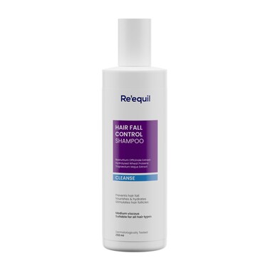 RE EQUIL Hair Fall Control Shampoo Reduces Hairfall Promotes Hair Thickness All Hair Types 250ml