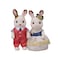 Calico Critters Town Series Cute Couple Set Set of 2 Collectible Doll Figures with Fashion and Floral Accessories