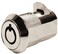 FJM Security 2537BKA Keyed Alike Slam Lock with Chrome Finish Keyed Alike