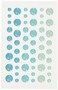 Doodlebug Sprinkles Self Glitter Enamel Embellishments Swimming Pool
