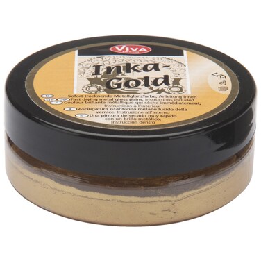 Viva Decor 625gm Inka Gold Metal Gloss Paint Gold
