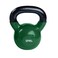 SPRI Kettlebell Weights Deluxe Cast Iron Vinyl Coated Comfort Grip Wide Handle Color Coded Kettlebell Weight Set Green 25Pound
