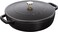 Staub 40511 4730 with Chistera Black Cast Iron 24 cm