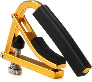 Shubb L1 Lite Capo for Steel String Guitar  Gold
