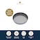 KitchenCraft MasterClass Crusty Bake Non Stick PastryFlan Tin Grey 20 cm